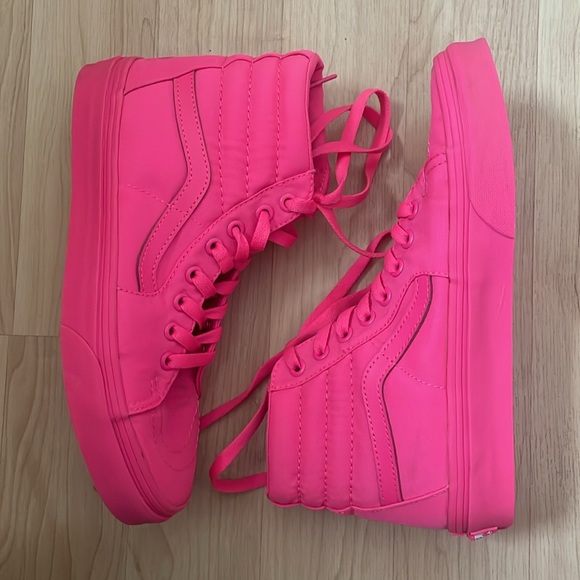 Vans Shoes - Vans Hot Pink High Tops